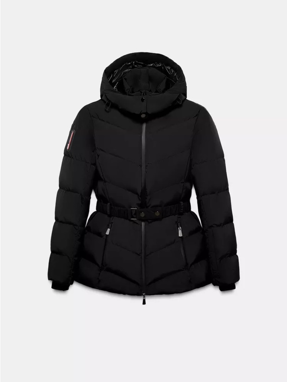 Zara QUILTED ANORAK 80% DOWN 20% FEATHER WATER RESISTANT WINDPROOF RECCO® SKI